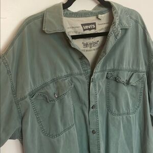 Levi's Green Relaxed Fit Shirt